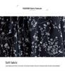 Summer Maternity Faux Two-Piece Floral Print Loose Plus Size Elegant Slimming Dress