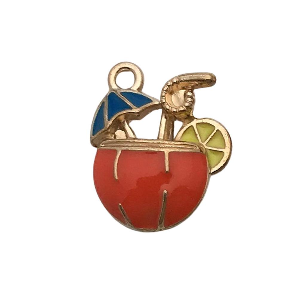 Cute Cartoon Alloy Drip Oil Jewelry Pendants for DIY Phone Chains and Necklaces