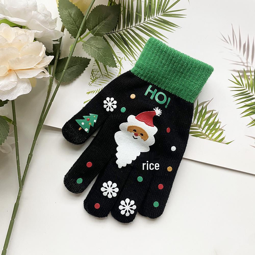 Women's Christmas Warm Cycling Gloves, Touchscreen & Cold-Proof, for Autumn/Winter