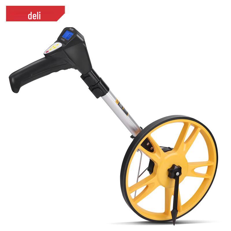 Deli Foldable Digital Rolling Distance Measuring Wheel (CN version)