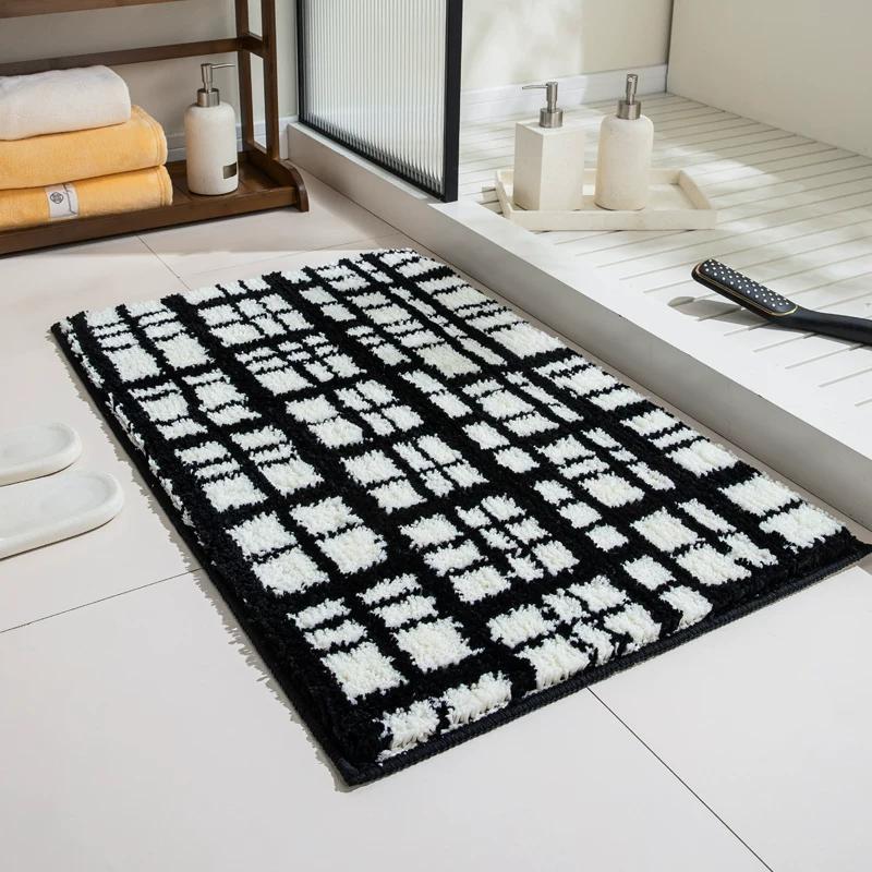 Toilet Floor Mat Bathroom Doorway Absorbent Door Mat Toilet Non Slip Carpet Toilet Mat Doorway Floor Mat