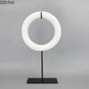 Creative Twisting Rope Circular Ring Geometric Statue Desk Decoration White Circle Sculpture Ornaments Room Aesthetic Decor