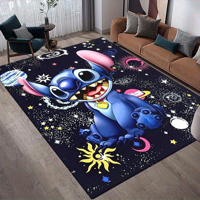 1 buc Covor cu model Disney Lilo și Stitch Covoraș de zonă Covor antiderapant Lavabil manual Preș pentru podea Potrivit pentru Sufragerie Dormitor Decor Acasă