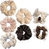 Fabric Lace Flower Edge Hair Ring Cute and Sweet Korean Style Scrunchie Hair Accessories