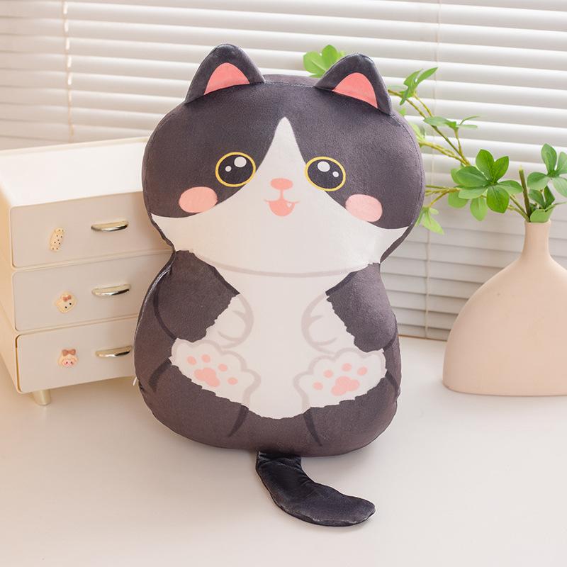 Cute Soft Cat Hand Warmer Pillow Plush Toy Doll Cat Doll Girl Lunch Break Pillow Rag Doll
