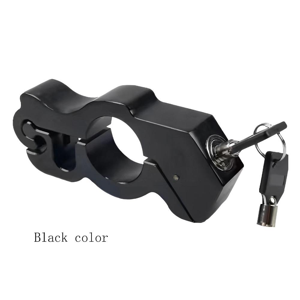 Solid Aluminum Alloy Handlebar Lock for Motorcycle and E Bike Anti Theft Security Ideal for City Ride