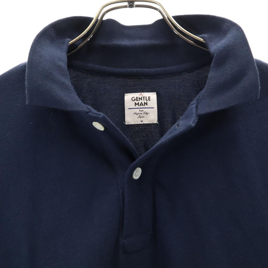 Mr.GENTLEMAN made in Japan Border Pattern Short sleeve Polo shirt M Fawn Men's Used