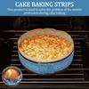 2/6Pcs Baking Tray Protection Strap Reusable Cake Bake Even Strip Professional Baking Accessories for Home Bakery and Restaurant