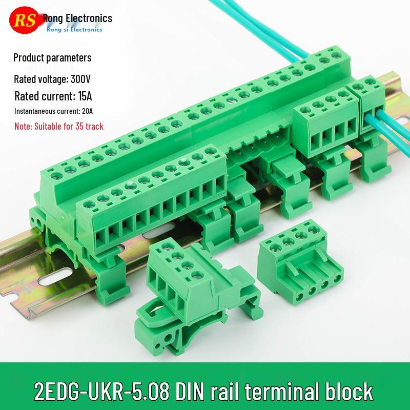 2EDG-UKR-5.08MM Plug-in Rail Guide Terminal Block Connector