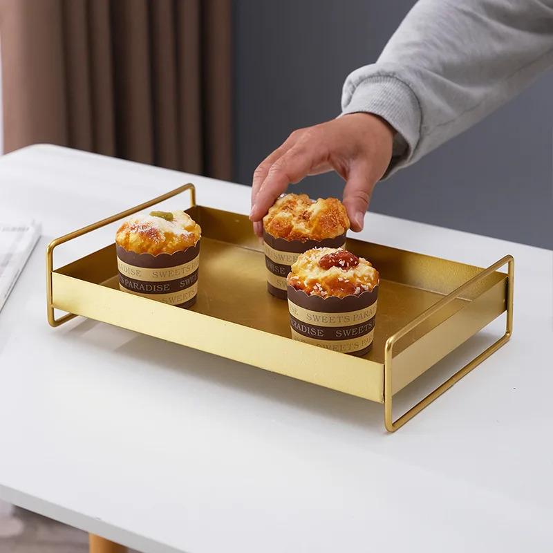 1 Nordic Style Metal Tray, Suitable for Entering Homes, Bathrooms, Living Rooms, Bedrooms, and Holiday Gifts
