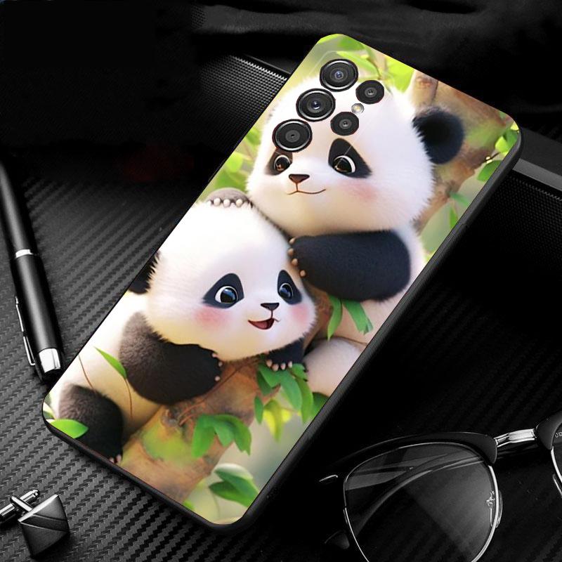 Cute Panda Phone Case For Samsung A52S A21S A33 A23 A13 A14 A32 A52 A53 A54 A51 A71 A15