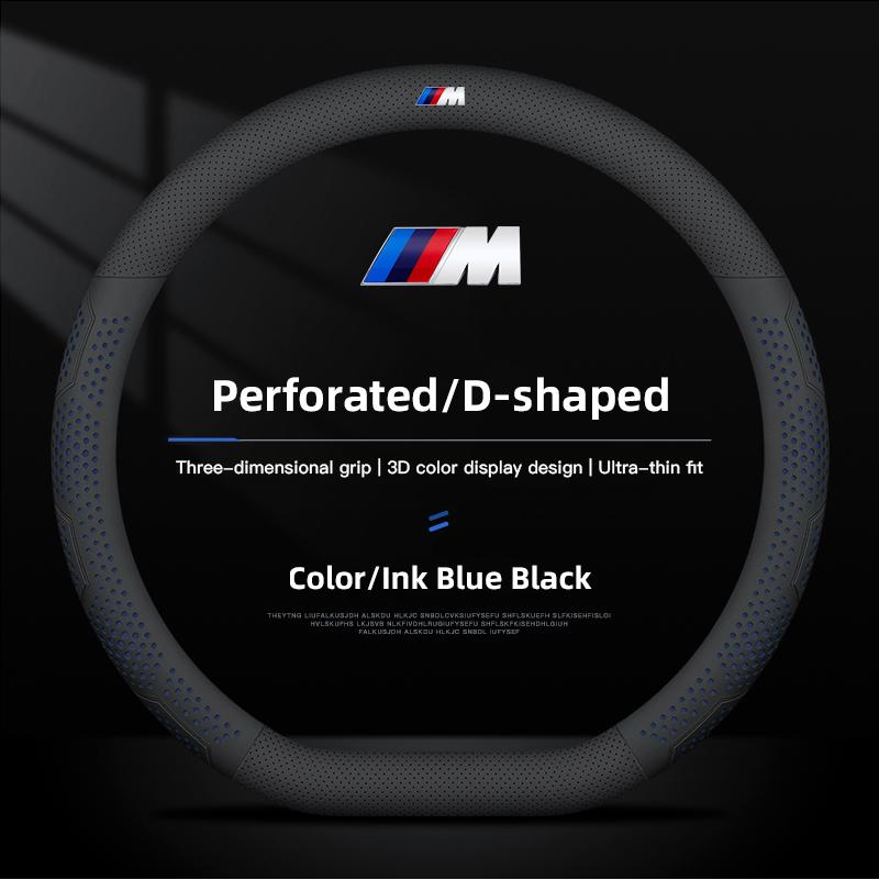 Car Steering Wheel Cover Ultra-thin Breathable Car Accessories For BMW E92 E53 E61 E62 E93 GT G30 G20 G05 G11 E48 Series i3 G07 XN9