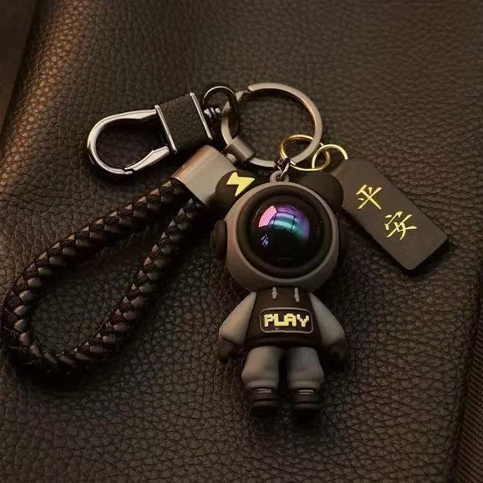 Starry Sky Bear High-End Keychain for Men and Women