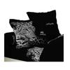Housse De Couette - Wild Leopard - 6 Pièces - 240x260 Cm - Contemporain - Noir