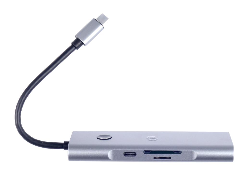 Stacja Dokująca 9W1 Hub Usb 3.0 Hdmi Power Delivery 100W 4K 60Hz Przycisk
