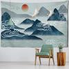 Natural Scenery Sun Forest Mountain Tapestry Wall Hanging Wall Hippie Wall Carpets Beauty Psychedelic Tapestry