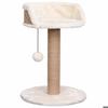 Arbre à chat - Maison Exclusive - 49 cm - Poteaux en herbe marine - Perchoir supérieur avec jouet