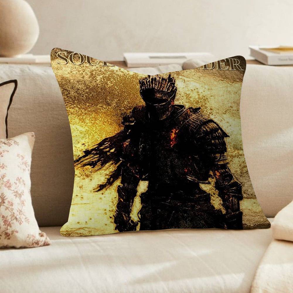 Dark Souls Retro Art Cushion Cover X Polyester Sofa Cushions Decorative Throw Pillows Home Decoration Pillowcover