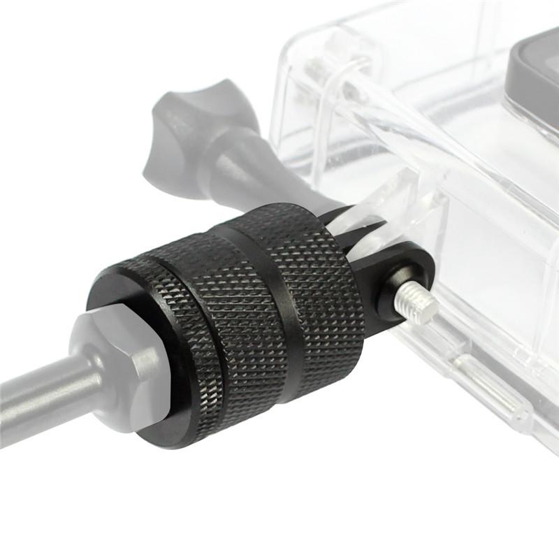 Metal Reinforced Motorcycle Bicycle Handlebar Clip Mount 1/4" Screw Phone Holder for GoPro 13 12 11 10 Insta360 X4 X3 Accessory