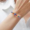 Knotted Rope Evil Eye Hanadchain Rainbow Beads Bracelets Adjustable Size