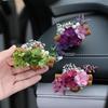 Luxury Car Vent Freshener: Long-Lasting Dried Flower Scent for Odor-Free Interiors