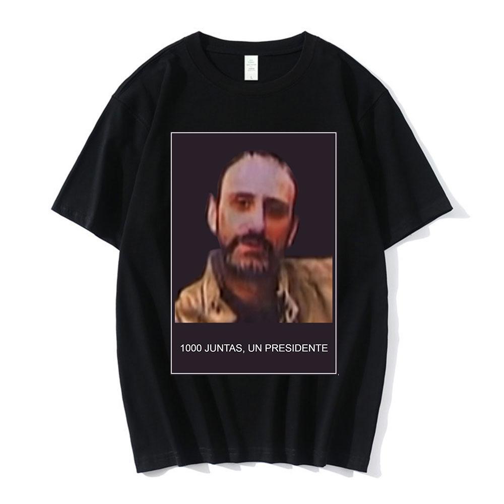 Juan Costs 1000 Boards A President Graphics Print T-shirt Women 100% Cotton T-shirts Oversized Manga T-Shirt Streetwear Clothes