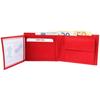 Portefeuille homme - EXCELLANC - Murasi - cuir rouge - format horizontal - 8 emplacements cartes