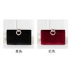 Elegant Solid Velvet Evening Clutch Rhinestone Decor Chain Handbag Luxury Formal Women Purse For Party Banquet