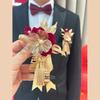Komplettes Hochzeits-Ansteckblumen-Set für Braut, Bräutigam & Familie - Florale Accessoires vor der Hochzeit