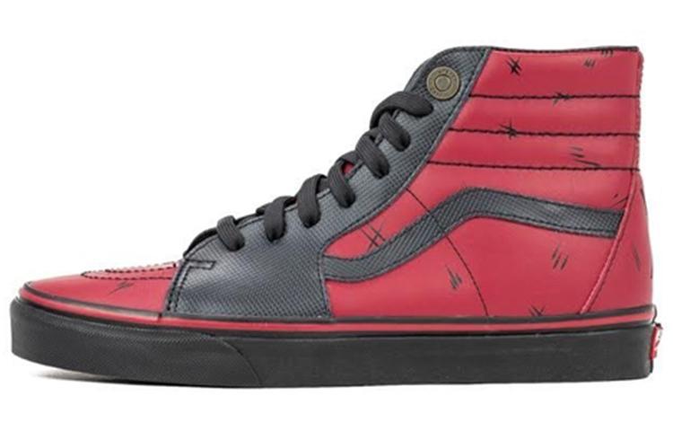 Vans SK8 Hi Marvel Deadpool Black Red VA38GEUBJ 37