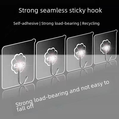 Selbstklebender, superstarker Wandhaken zum Aufhängen ohne Nägel – Ideal für Toilette, Tür und Küche