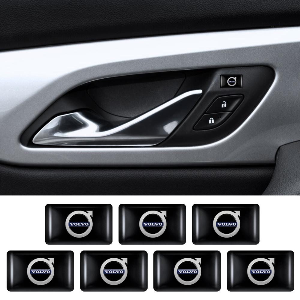 10/20/50pcs For Volvo Rdesign V40 V50 S40 S80 XC60 S90 XC90 S60 Car Styling Interior 3D Epoxy Sticker Decor Auto Accessories
