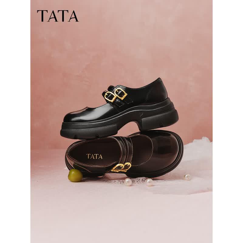 TATA Women's Casual Leather Flats