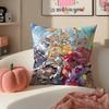 Hot Cute Casual Korean Game CCookie Run Kingdom Cushion Cover Pillowcase Short Plush Invisible zipper Room Sofa Cushion Cover