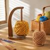 Magnetic Suction Yarn Holder Wooden Wool Ball Winder Gift Thread Spool Holder  Household