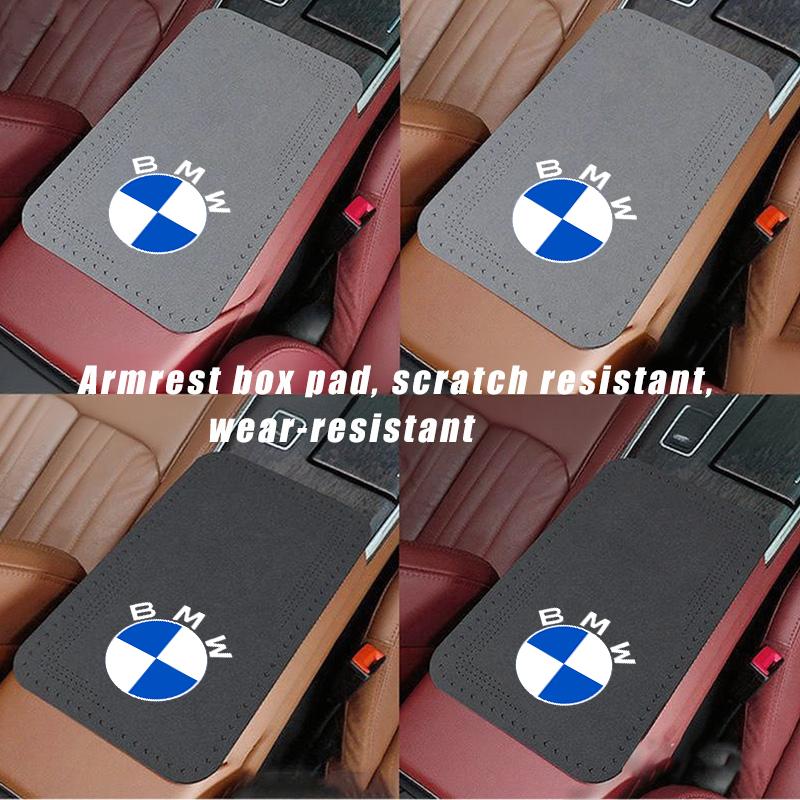 Universal Car Seat Protection Center Console Armrest Mat For BMW Performance X1 M3 M6 F01 F02 E34 E36 E60 F10 F20 X6 HS5