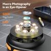 500X 500X Magnification Digital Microscope Black White Optical Instruments