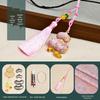 Handmade DIY Car Pendant Kit: Brocade Gourd Hanging Ornament Souvenir