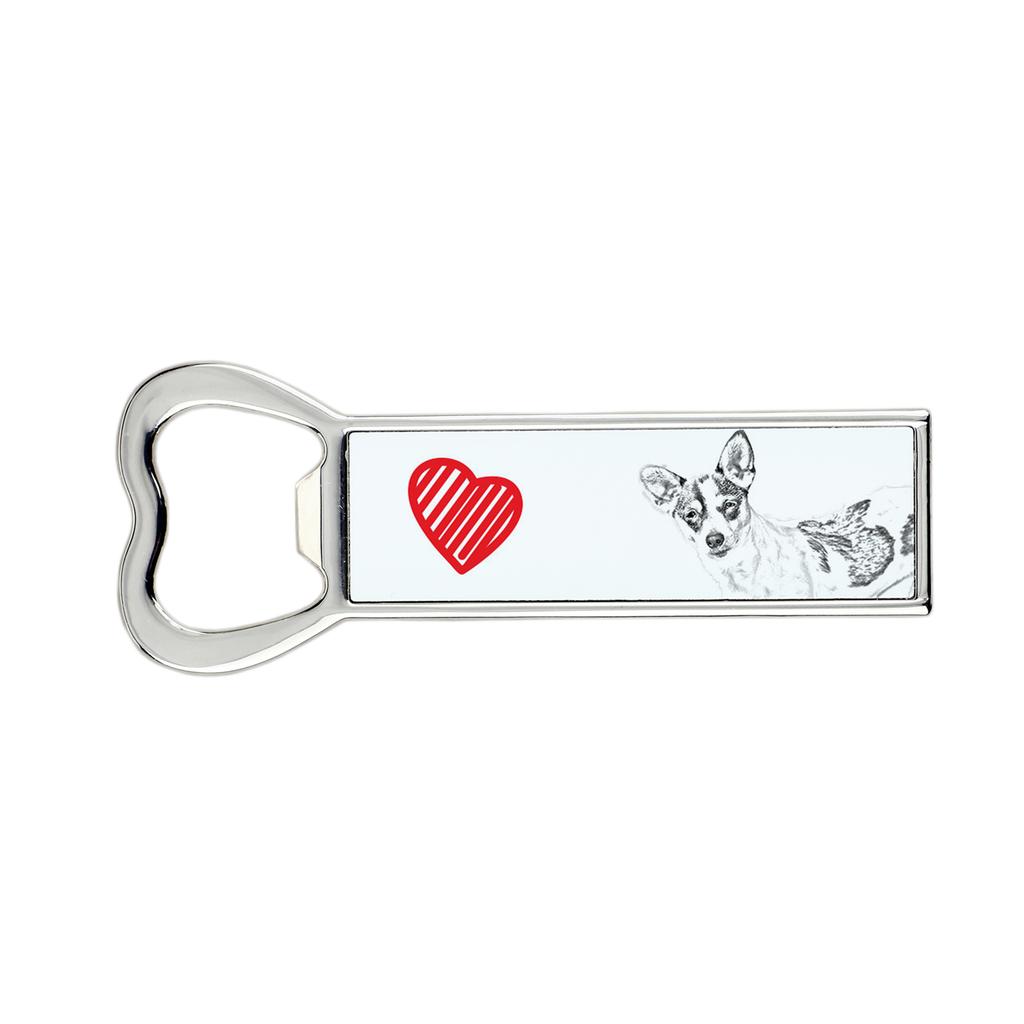 Rat Terrier - Otwieracz Do Butelek Z Psem, Personalizowany Otwieracz Na Lodówkę, Wyjątkowy Upominek Dla Mężczyzny Marki Art-Dog