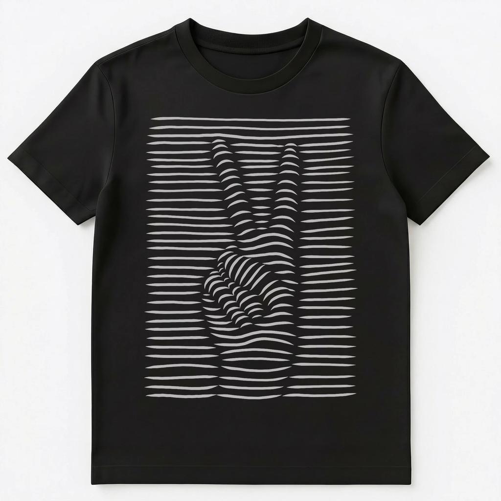 Peace Sign Graphic With Two Fingers Unisex T-Shirt