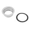 Extended Sink Flange Stainless Steel Silver Garbage Disposal Sink Flange Replacement for Kitchen