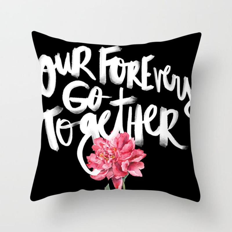 Pillow  Cover Geometric Style Colored Printed Decorative Pillowcase Square Sofa Cushion Cover