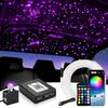 16W Split Starlight Headliner Kit, Fiber Optic RGBW Star Lights for Car Roof Ceiling with 1/2/4 Light Heads, APP/Remote Control, Static 10 Colors
