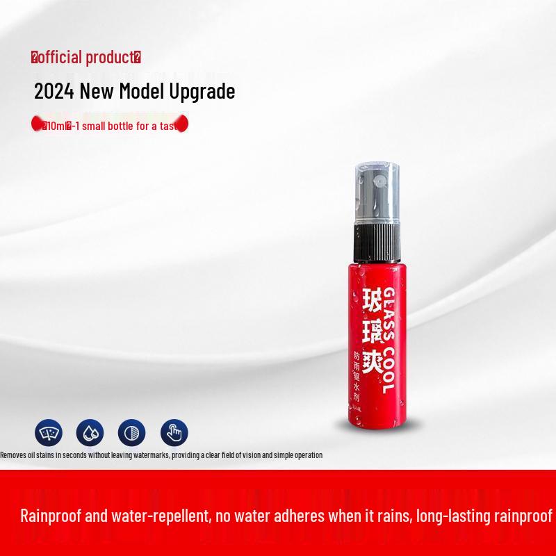 

Долговечный водоотталкивающий спрей для стекол автомобиля и зеркал заднего вида