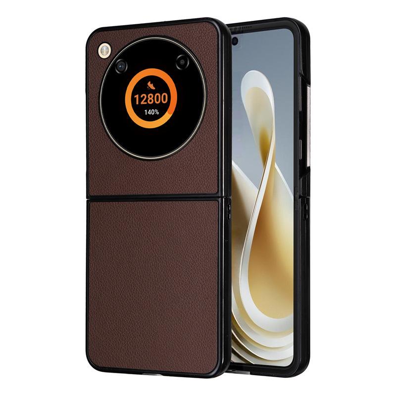 

Чехол для телефона ZTE Nubia Flip PC+кожаный противоударный защитный чехол от падения for ZTE nubia Flip