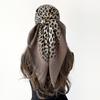 Women's 90cm Large Square Silk-Style Chain Print Headscarf & Shawl
