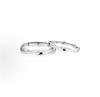925 Sterling Silver Mobius Strip Couple Rings - Minimalist Band Pair for Men & Women, Valentine's Day Gift