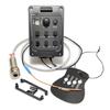 301 Tonabnehmer 4-Band Akustikgitarren-Tonabnehmer mit Stimmgerät Doppelmodell Gitarren-Vorverstärker Stimmgerät Piezo-Tonabnehmer Gitarrenzubehör