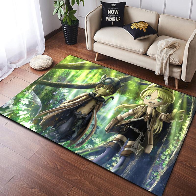 Anime Made In Abyss Carpet Kitchen MatEntrance Doormat Bedroom Floor Decoration Living Room Carpet Bathroom Anti-slip Rugs