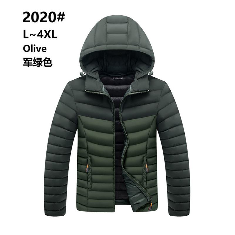 Padded-padded Men's Jacket Winter Cotton Clothes Handsome Thickened Velvet Padded Jacket Trendy Padded Clothes